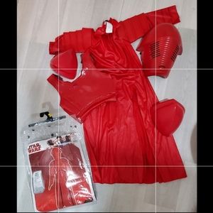 Star Wars The Last Jedi Deluxe Disney Child Praetorian Guard Costume Sz SM 4-6yr